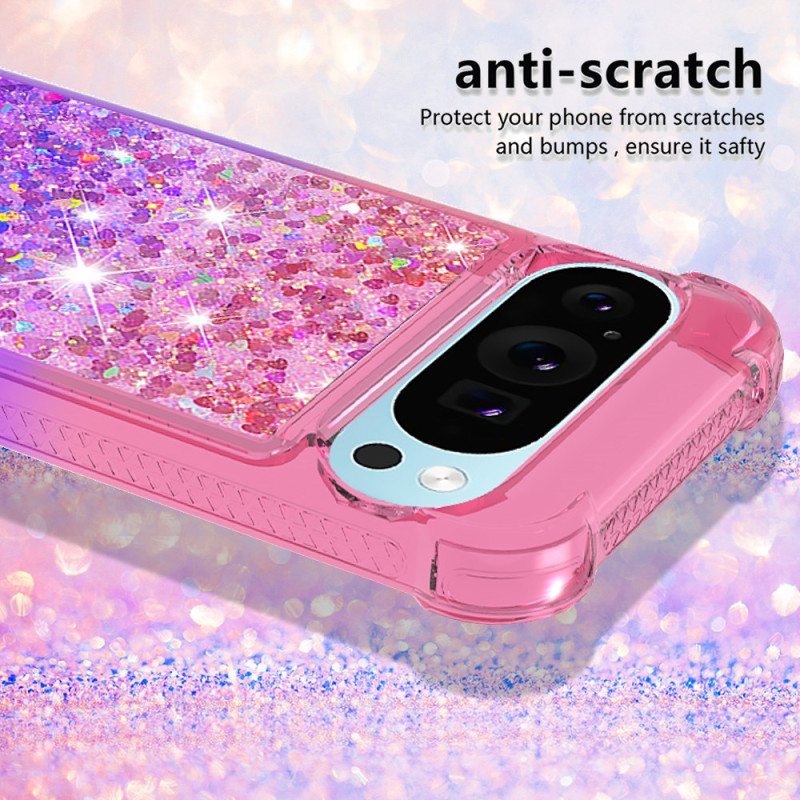 Case Google Pixel 9 Puhelinkuoret Glitter Gradient