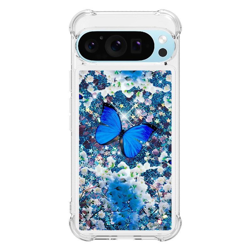 Case Google Pixel 9 Puhelinkuoret Paljetteja Eri Kuvioilla