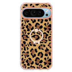 Kuori Google Pixel 9 Leopardprinttisormusteline