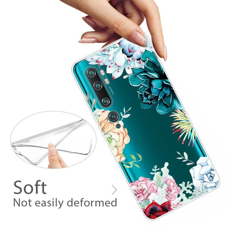 Case Xiaomi Mi Note 10 / 10 Pro Saumattomat Akvarellikukat