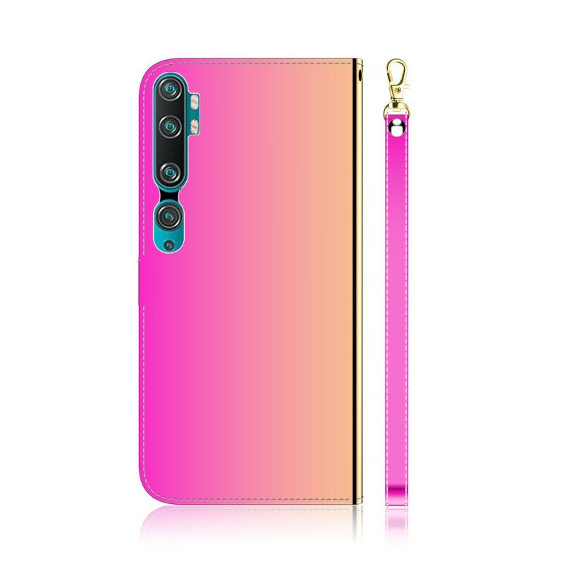 Flip Case Xiaomi Mi Note 10 / 10 Pro Keinonahkainen Peilin Kansi