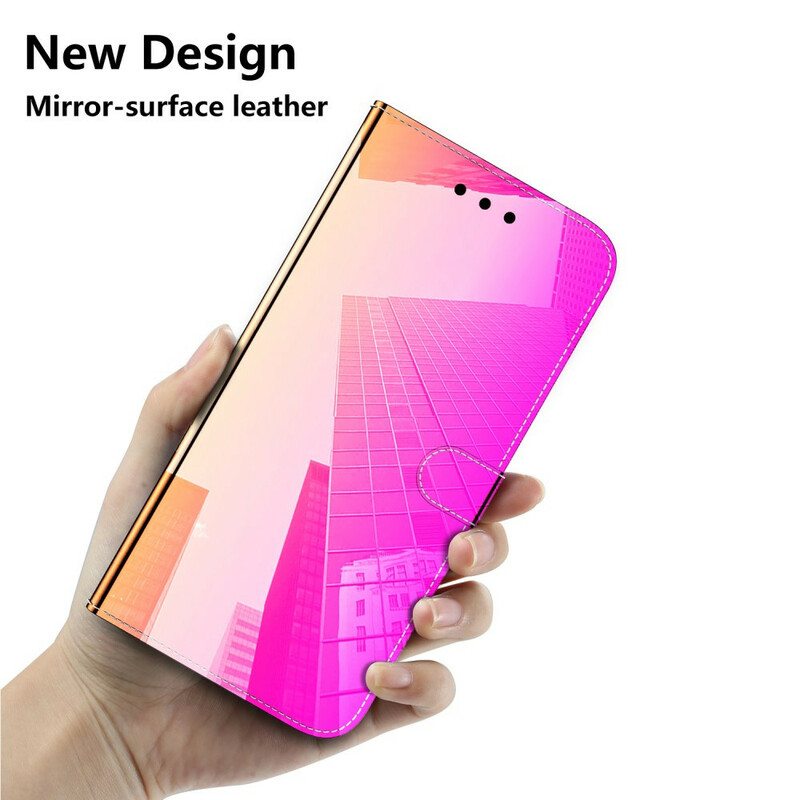 Flip Case Xiaomi Mi Note 10 / 10 Pro Keinonahkainen Peilin Kansi