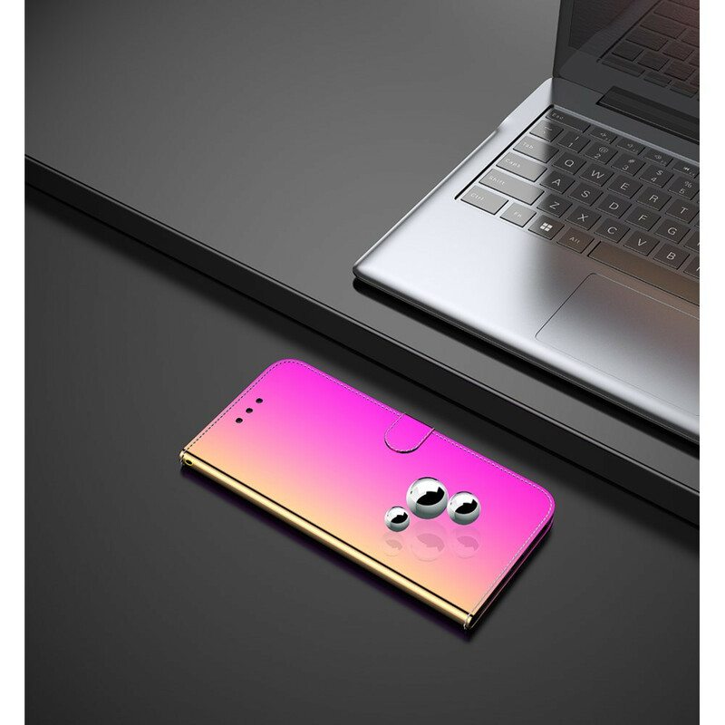 Flip Case Xiaomi Mi Note 10 / 10 Pro Keinonahkainen Peilin Kansi