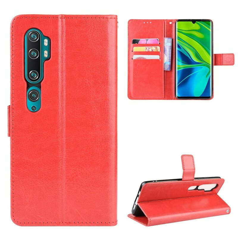 Flip Case Xiaomi Mi Note 10 / 10 Pro Näyttävä Keinonahka