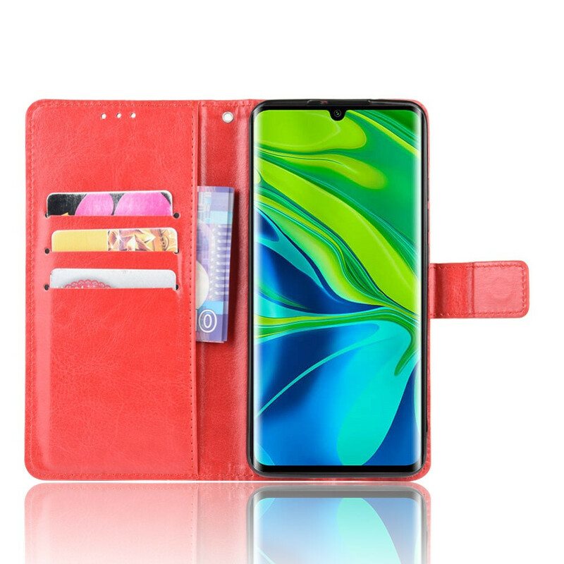 Flip Case Xiaomi Mi Note 10 / 10 Pro Näyttävä Keinonahka