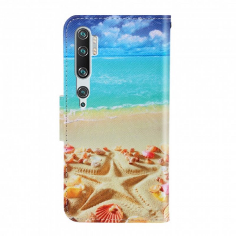 Kotelot Xiaomi Mi Note 10 / 10 Pro Suojaketju Kuori Lanyard Beach