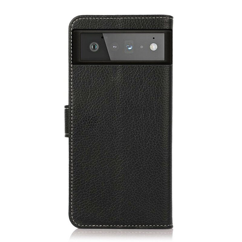 Flip Case Google Pixel 6 Litsi Tekstuuri