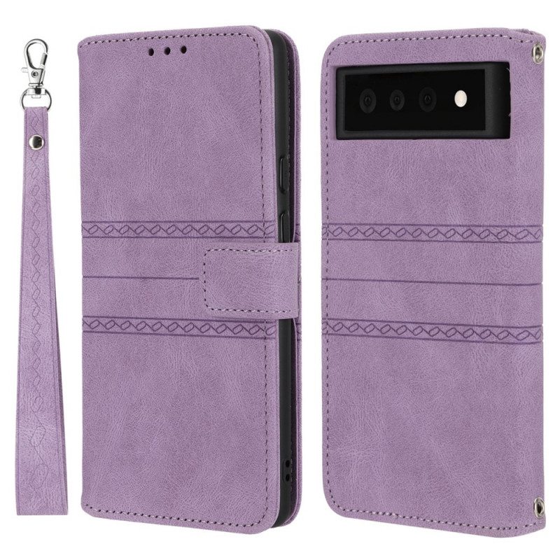 Flip Case Google Pixel 6 Pitsisaumat