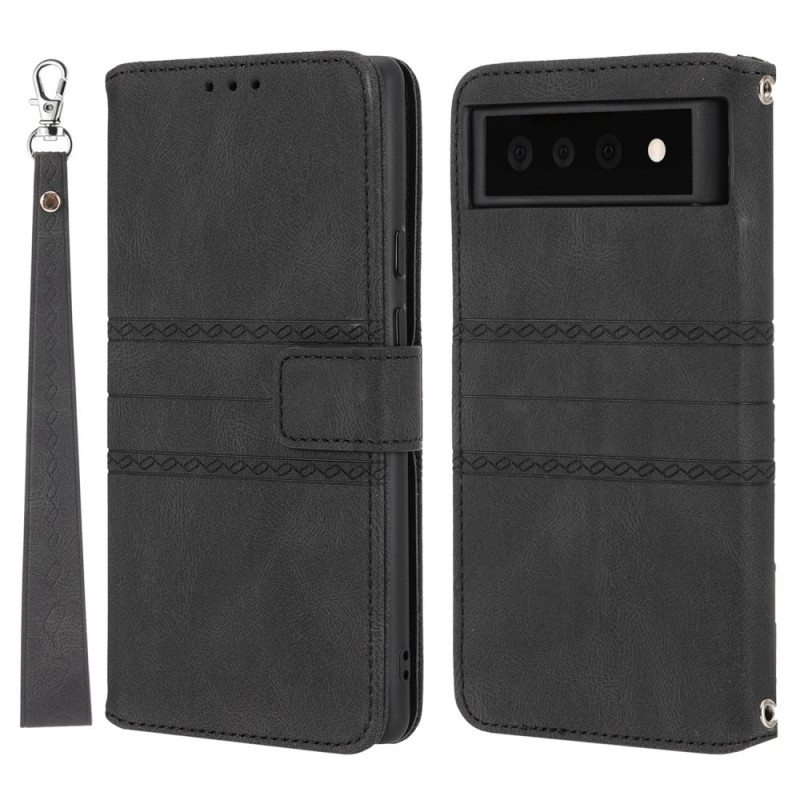 Flip Case Google Pixel 6 Pitsisaumat