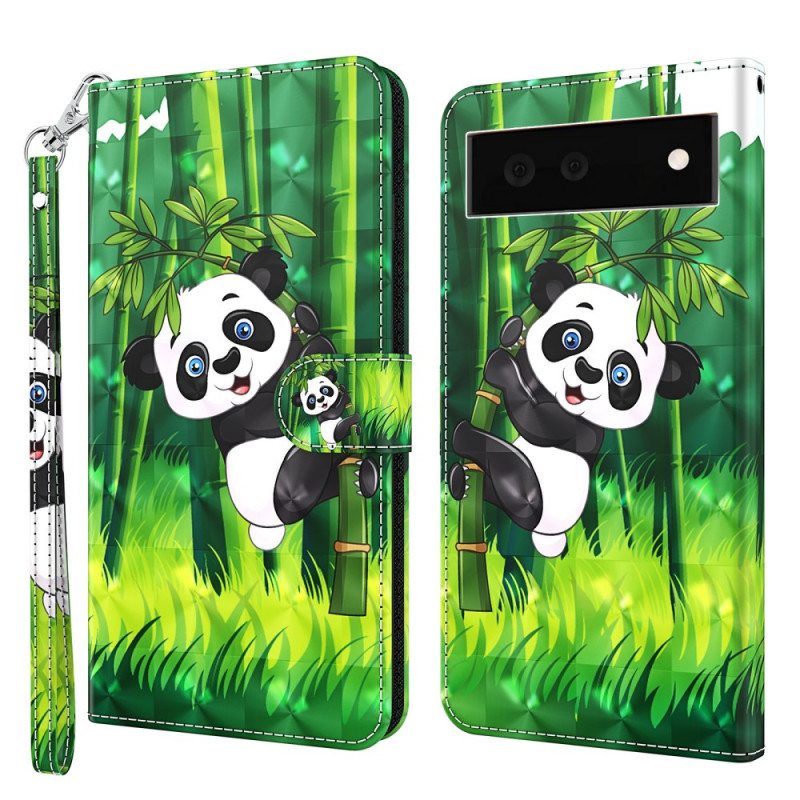 Kotelot Google Pixel 6 Panda Ja Bambu