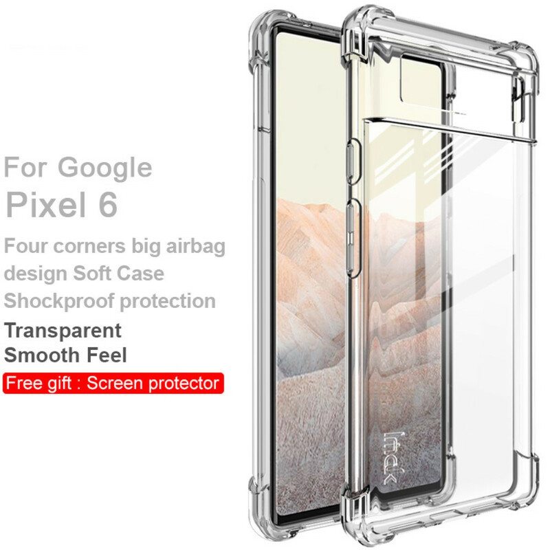 Kuori Google Pixel 6 Läpinäkyvä Imak Screen Filmillä