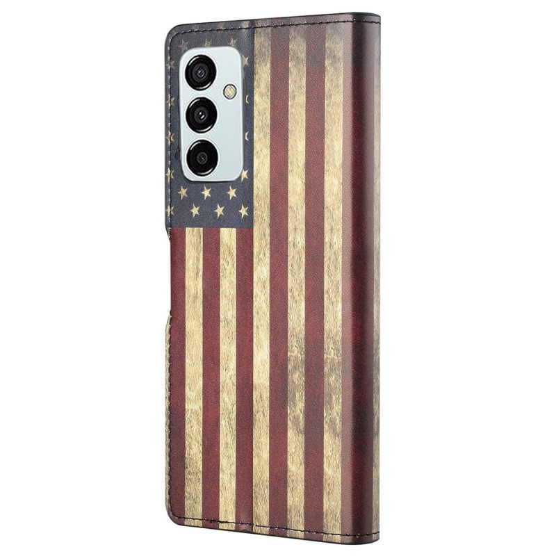 Flip Case Samsung Galaxy M23 5G Amerikan Lippu