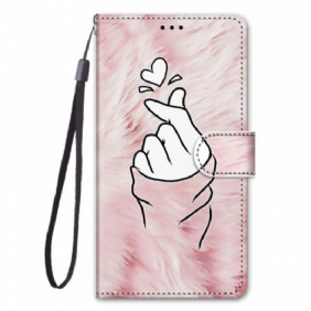 Flip Case Samsung Galaxy M23 5G Sormen Sydän