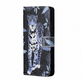 Kotelot Samsung Galaxy M23 5G Suojaketju Kuori Strappy Leopard