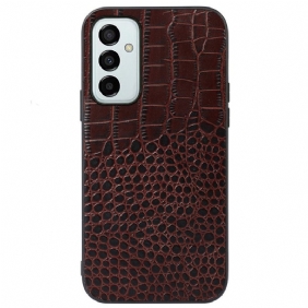 Kuori Samsung Galaxy M23 5G Aito Crocodile Texture -nahka