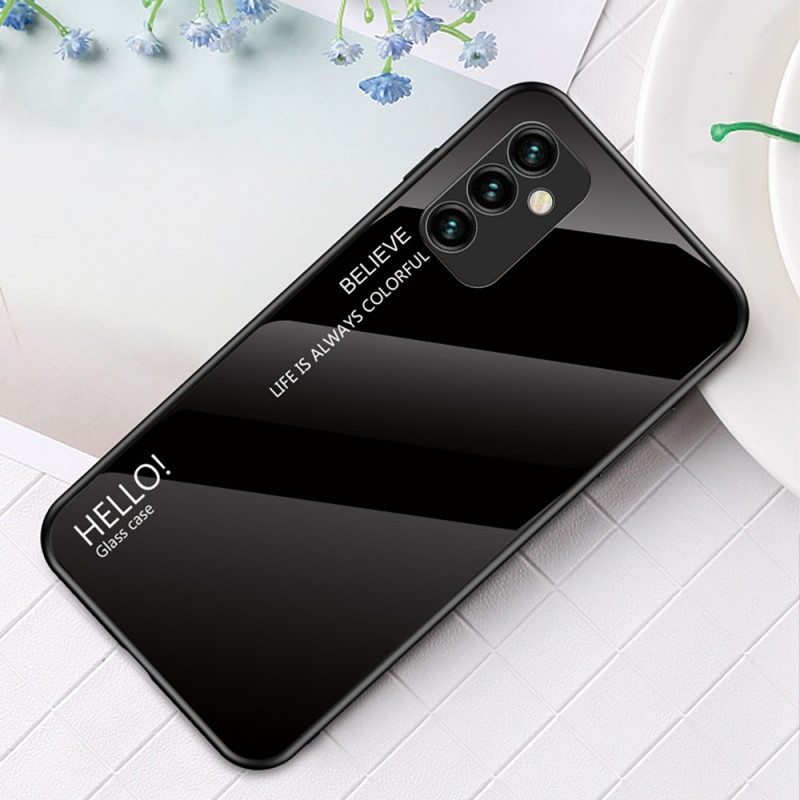 Kuori Samsung Galaxy M23 5G Karkaistu Lasi Hello