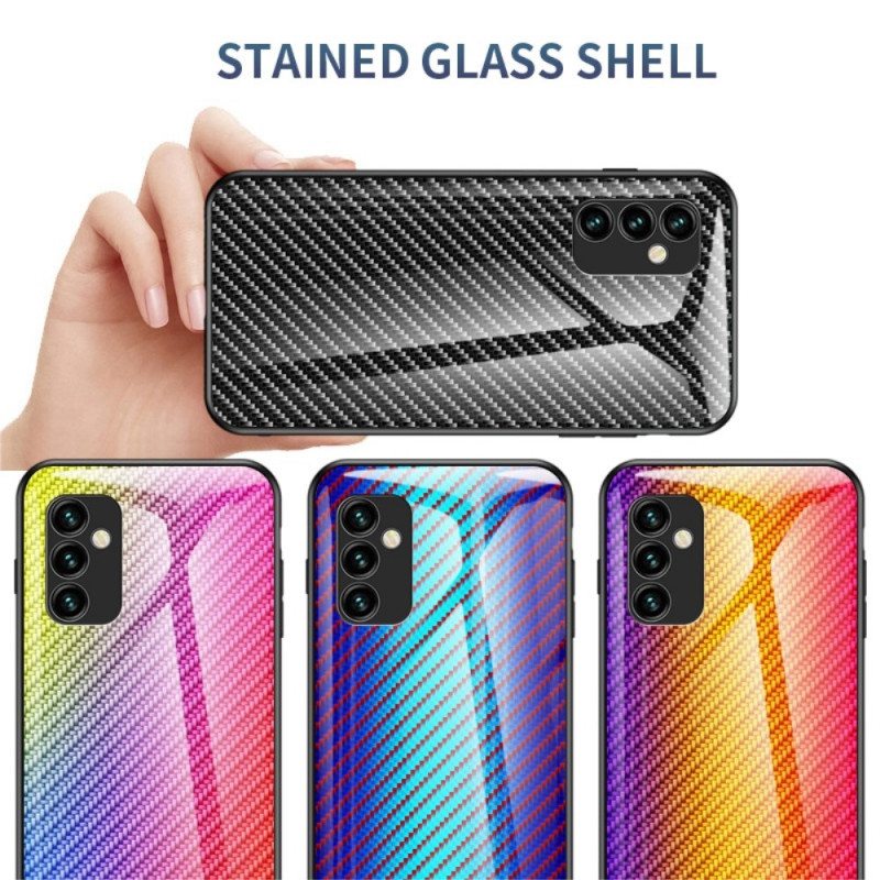 Kuori Samsung Galaxy M23 5G Karkaistua Hiilikuitulasia