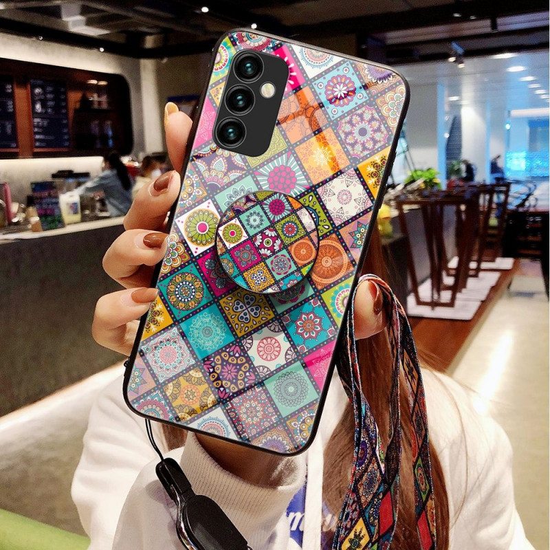 Kuori Samsung Galaxy M23 5G Patchwork Magneettipidike