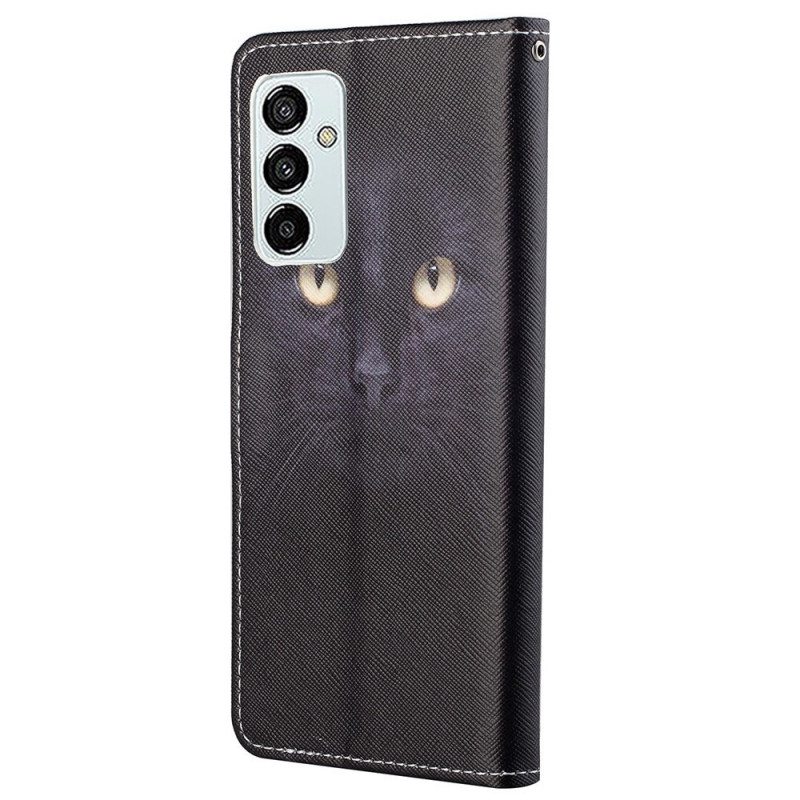 Nahkakotelo Samsung Galaxy M23 5G Suojaketju Kuori Thong Cat