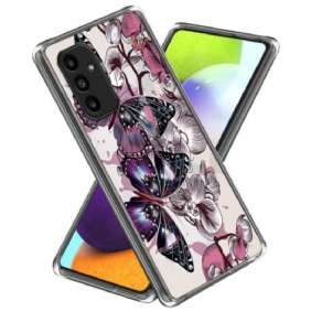 Case Samsung Galaxy A15 Puhelinkuoret Purppuraperhosia