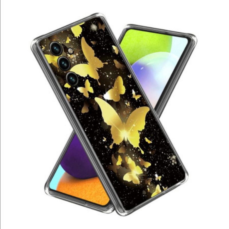 Kuori Samsung Galaxy A15 Kirkkaat Perhoset Suojakuori