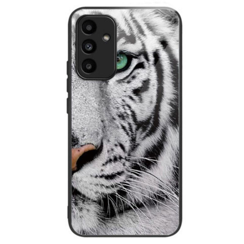 Kuori Samsung Galaxy A15 Tiger Head -karkaistu Lasi