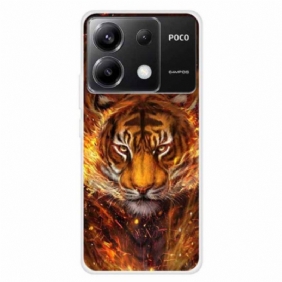 Case Poco X6 5g Puhelinkuoret Tiger In Flame