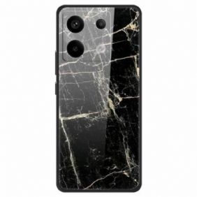 Kuori Poco X6 5g Platinum Black Grain Tempered Glass