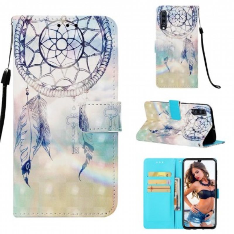 Flip Case Samsung Galaxy A70 Pastelli Unensieppaaja