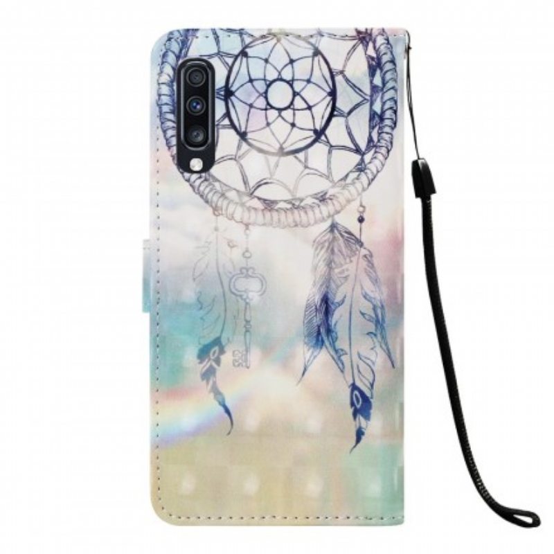 Flip Case Samsung Galaxy A70 Pastelli Unensieppaaja