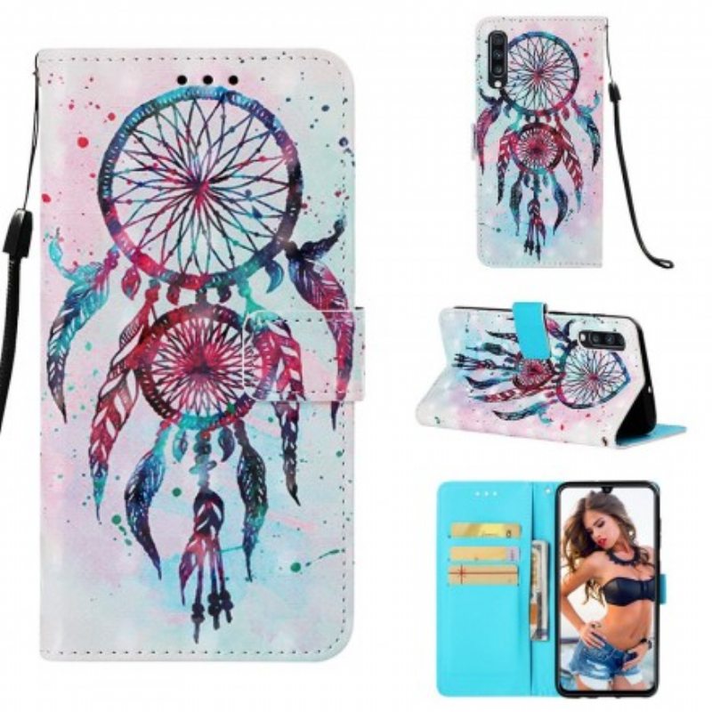 Kotelot Samsung Galaxy A70 Red Dream Catcher