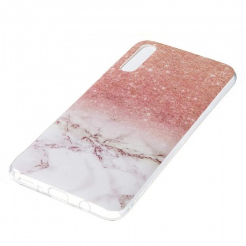 Kuori Samsung Galaxy A70 Glitter Marble