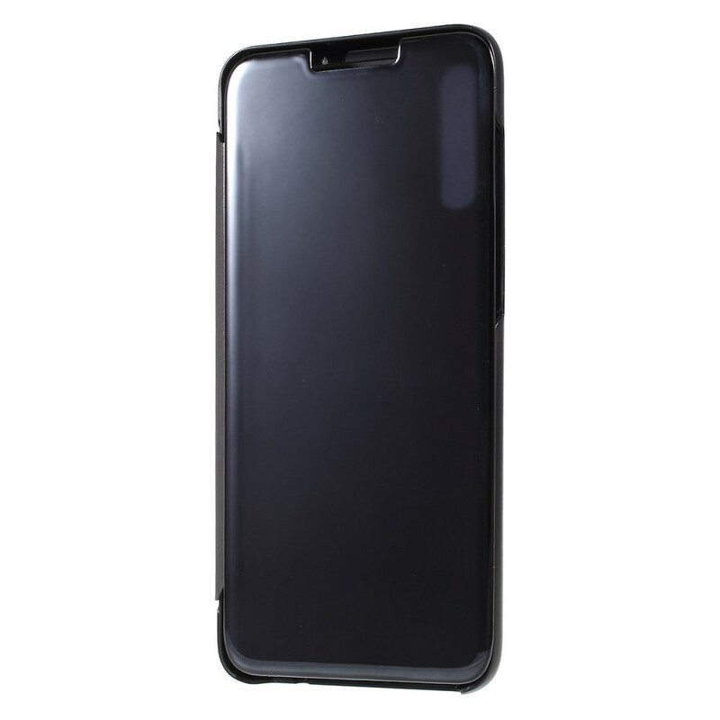 Puhelinkuoret Samsung Galaxy A70 Peili Ja Nahkaefekti