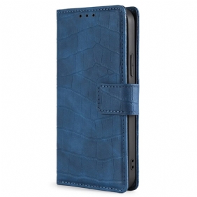 Flip Case Xiaomi 12T / 12T Pro Ihokosketuskrokotiili