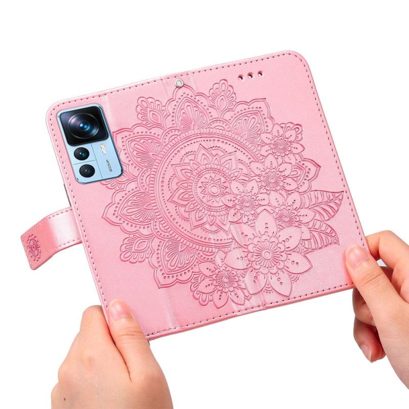 Kotelot Xiaomi 12T / 12T Pro Suojaketju Kuori Strappy Mandala