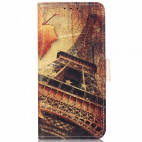 Flip Case Samsung Galaxy A03 Core Eiffel-torni Syksyllä