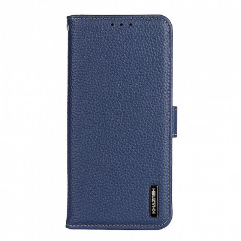 Flip Case Oppo Reno 6 5G Khazneh Litsi Nahka