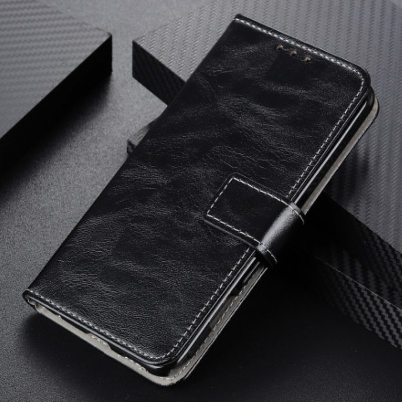 Flip Case Oppo Reno 6 5G Kiiltävät Ja Näkyvät Saumat