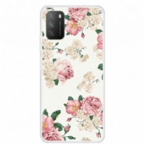 Case Poco M3 Liberty Kukkia