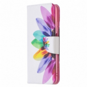 Flip Case Poco M3 Akvarelli Kukka