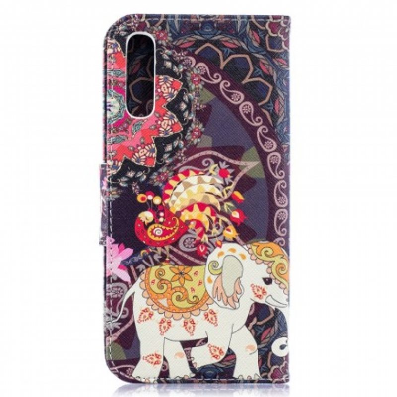 Flip Case Samsung Galaxy A50 Etnisten Norsujen Mandala