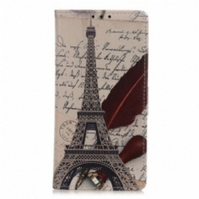 Flip Case Samsung Galaxy A50 Runoilijan Eiffel-torni