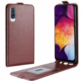 Kotelot Samsung Galaxy A50 Taittuva Nahkaefekti