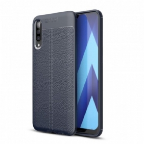 Kuori Samsung Galaxy A50 Kaksilinjainen Litsi-nahkaefekti