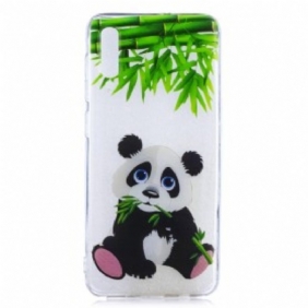 Kuori Samsung Galaxy A50 Saumaton Panda Syö