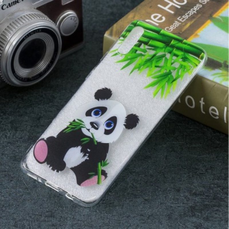 Kuori Samsung Galaxy A50 Saumaton Panda Syö