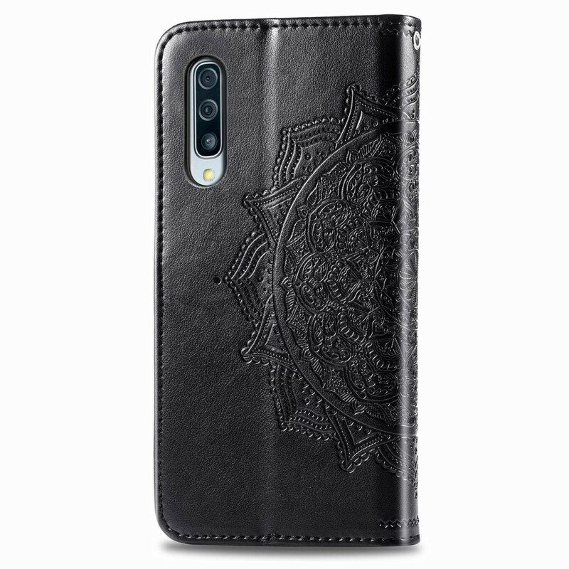 Nahkakotelo Samsung Galaxy A50 Mandala Keskiaika