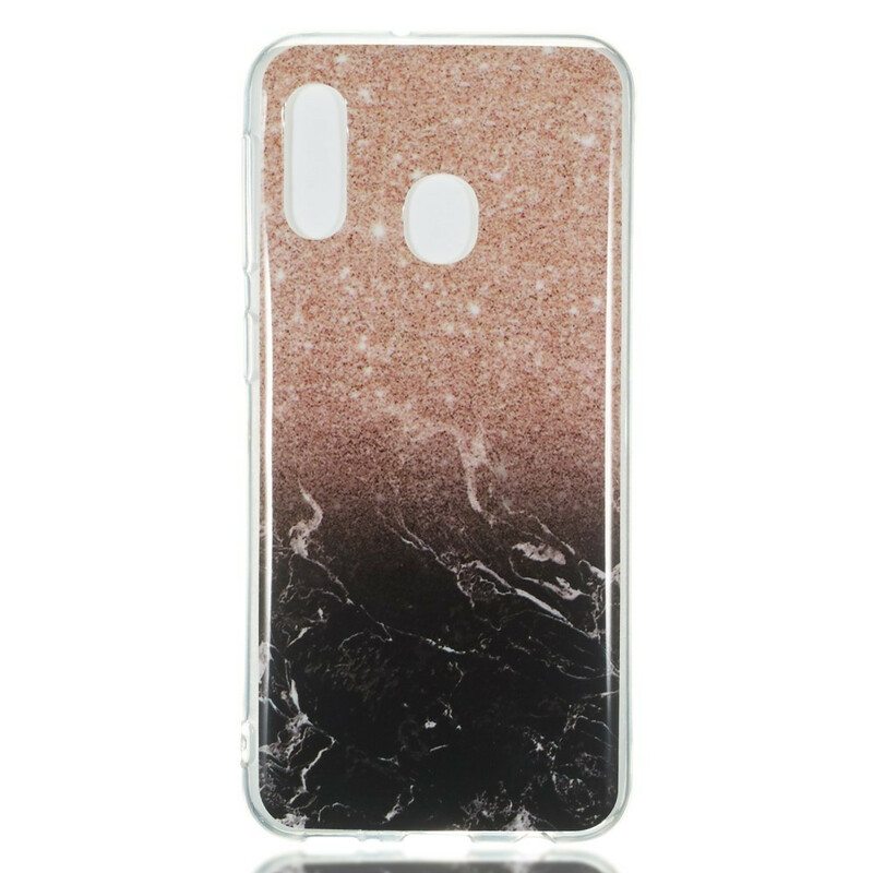 Case Samsung Galaxy A20e Glitter Marble