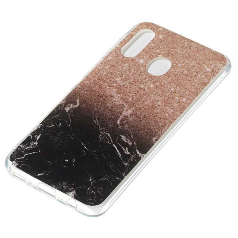 Case Samsung Galaxy A20e Glitter Marble