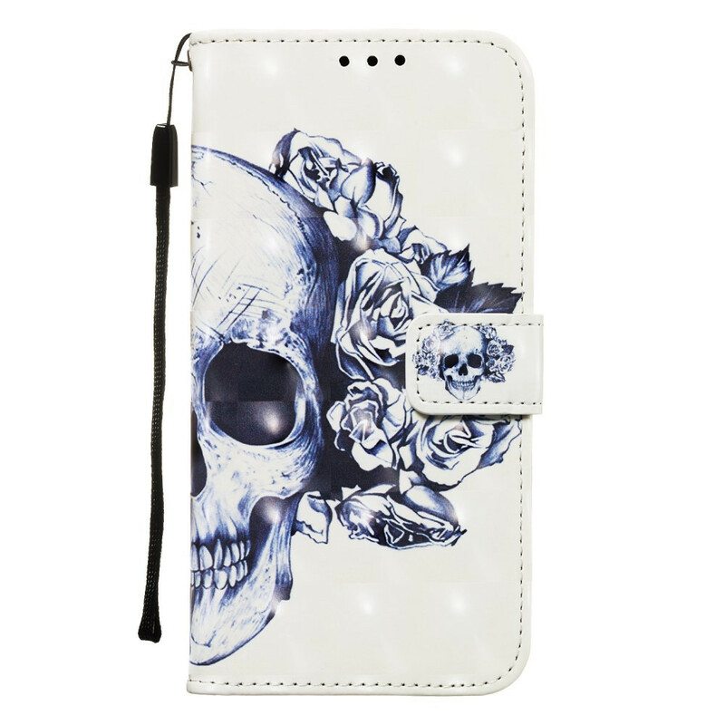 Flip Case Samsung Galaxy A20e Kukkainen Kallo